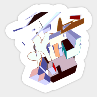 abstractart Sticker